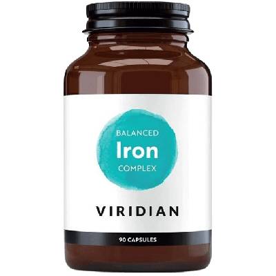 Viridian Nutrition Viridian Balanced Iron Complex (Komplex železa s vitamíny) 90 kapsúl