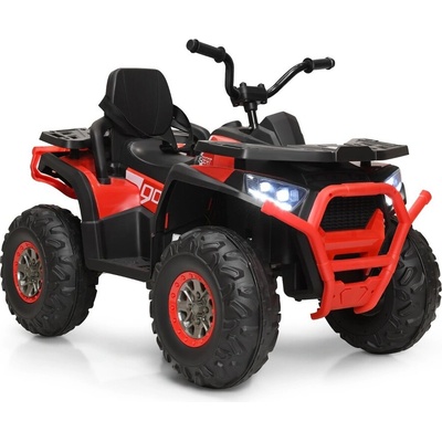 Costway 12v Електрическо детско atv с фарове - червено