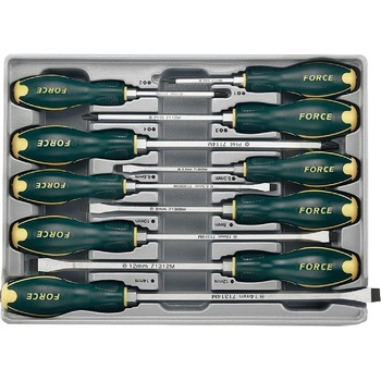 FORCE Комплект ударни отвертки Force JN67252 - 80-200 mm, 10 бр (JN67252)