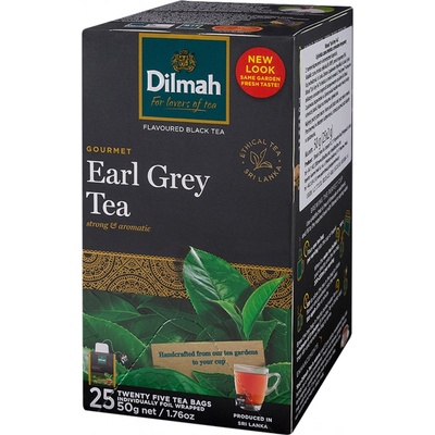 Dilmah Černý čaj Earl Grey 25 s