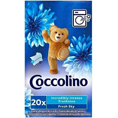 Coccolino Intense Fresh Sky ароматни кърпички за сушилня 20 бр