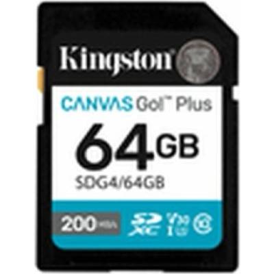 Kingston SDXC Canvas Go Plus 64GB C10/UHS-I/U3/V30 SDG4/64GB