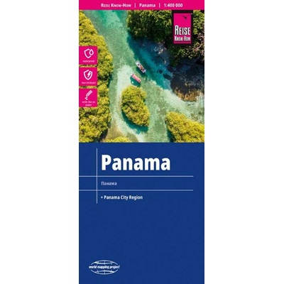 mapa Panama 1:400 t. voděodolná