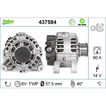 Alternátor VALEO 437584