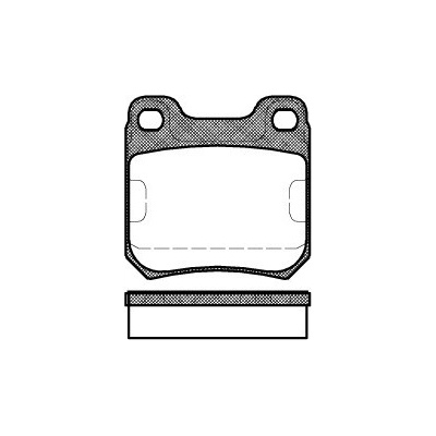 Sada brzdových platničiek kotúčovej brzdy REMSA 0239.00