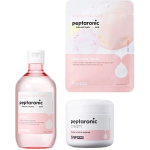 Snp Lab Prep Peptaronic Комплект - Крем, Тонер и Лист маска, 55 + 320 + 25 ml