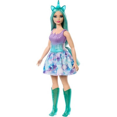Mattel Barbie Pohádková víla jednorožec fialová HRR12