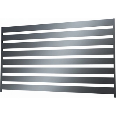 BranyPosuvne.sk Sada pre výrobu hliníkového plotového poľa 2 m x 1,2 m, lamely 100x16 mm, antracit RAL7016, hladký povrch