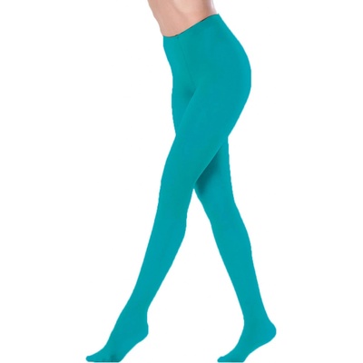 Giulia dámské elastické neprůhledné mikrovláknové punčocháče Samba 40 DEN GREEN