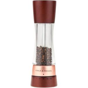 Cole & mason Мелничка за пипер DERWENT CHESTNUT ROSE GOLD - 19 см. - с механизъм за прецизност - цвят орех / розово злато (Cole-&;-Mason-H-332294)