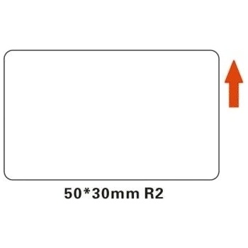 NIIMBOT A2A88358101, 50x30mm, 230 бр, бял самозалепващи се етикети (A2A88358101)