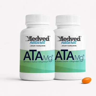 Medveď natural ATA Mg 2 x 60 gelových kapslí