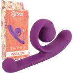  Гъвкав вибратор за двойна стимулация, 19, 4см. - Magic Snail Purple (XMEN000253)