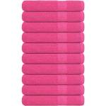 vidaXL Кърпи FROGN 10 бр. Розови 100x200 см 360 г/м2 (137060)