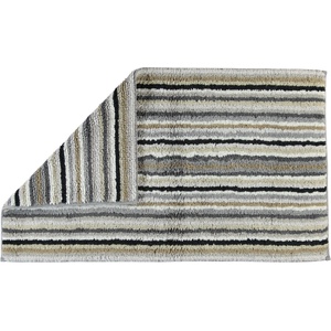 Cawo Килимче за баня Stripes 70 x 120 см сиво (7048 37 70/120)
