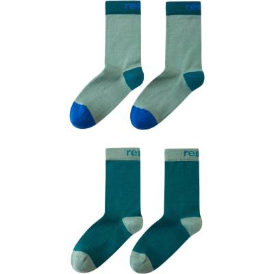Reima Детски мериносови чорапи Reima Kid's Parit Socks Merino socks - Dark Teal - размер 38-41 (EU) (207-1774-0216)
