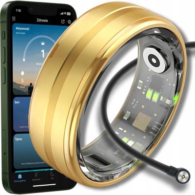 ZeeTech SmartRing R06 velikost 17 zlatý