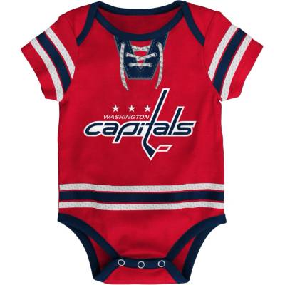 Outerstuff Dětské body Washington Capitals NHL Hockey Pro Creeper Blank