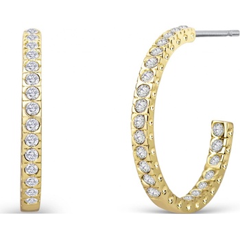 CrysTalp náušnice kruhy s kryštálmi Eva 40047.CRY.G