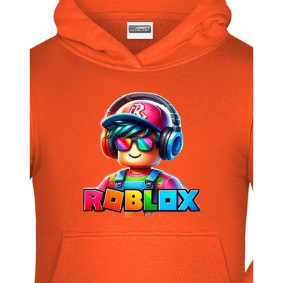Dětská mikina Roblox 4 Oranžová