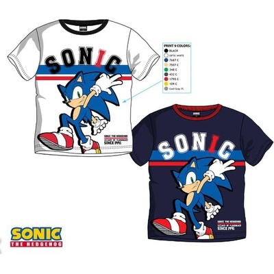 Ježko Sonic chlapčenské tričko EV1190 tmavo modrá