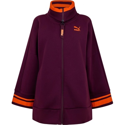 PUMA Дамски суичър Puma Puma (8) Tipping Fz Hoody Winetas Womens - Purple