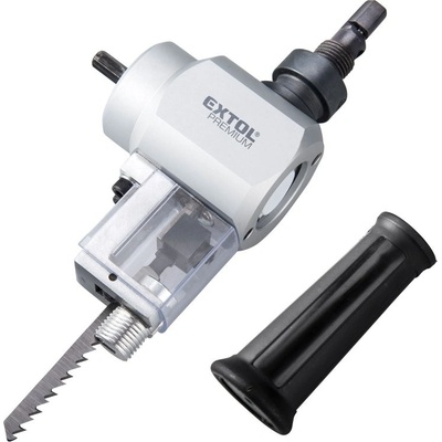 EXTOL PREMIUM 8813654 nástavec na vrtačku 2funkční, k stříhání plechu/řezání dřeva