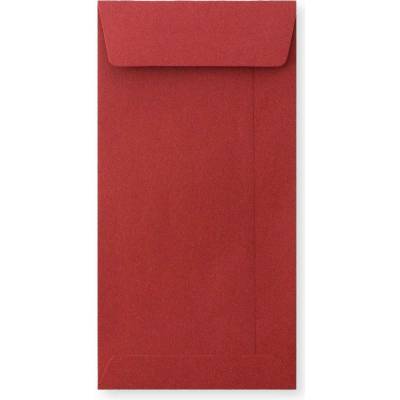 Tmavočervená sáčková obálka 220x110 mm (DL)