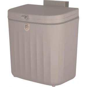 Berlinger Haus Кош за отпадъци за окачване на вратичка Taupe 7L 55610 (BH/8888)