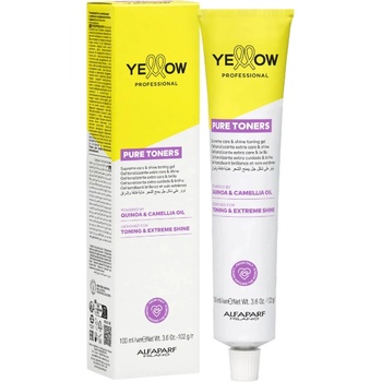 Yellow Professional Pure Toners Supreme Care & Shine Toning Gel 100 ml боя без амоняк . 1 Metallic Ash