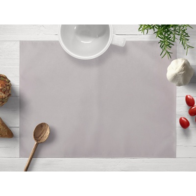 Biante Zamatové prestieranie SV-011 Svetlo sivé 30x40cm