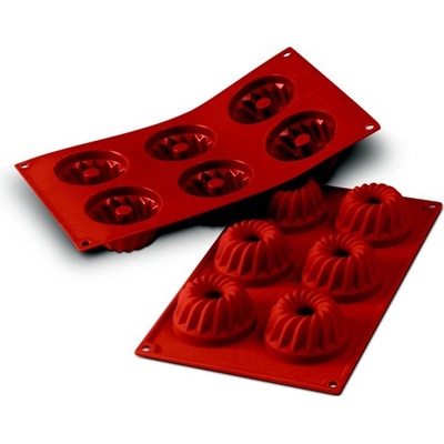 Silikomart forma silikon 6ks bábovky 7cm v.3,6cm