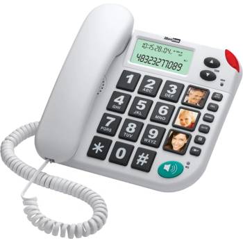 Maxcom KXT480 Жичен телефон, бял