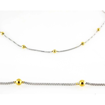 MPM Ocelový řetízek z chirurgické oceli chain 7655 Bicolor