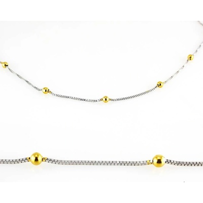 MPM Ocelový řetízek z chirurgické oceli chain 7655 Bicolor