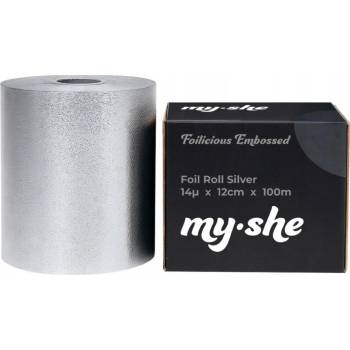 My-She Foilicious Embossed kadernícka fólia na melírovanie vlasov 14mikro x 12cm x 100m