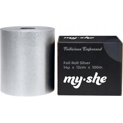 My-She Foilicious Embossed kadernícka fólia na melírovanie vlasov 14mikro x 12cm x 100m
