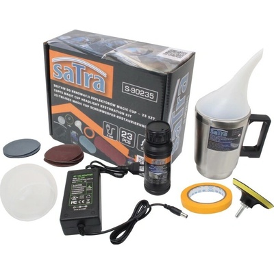 SATRA Sada pro renovaci světlometů MAGIC CUP – napařovací metoda (23 dílů) – Zbozi.Blesk.cz