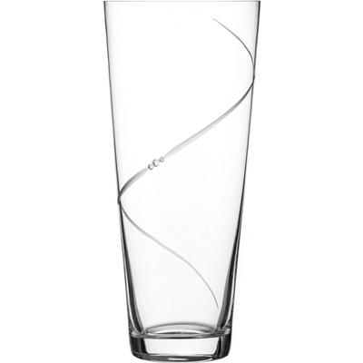 Diamante krištáľová váza Silhouette City s kryštálmi Swarovski 30cm