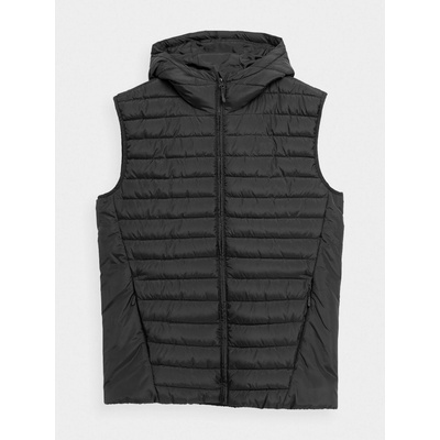 4F 4FAW23TVESM063 pánska vesta Deep black