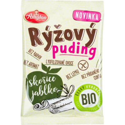 Amylon udink rýžový se skořicí a jablkem bezlepkový Bio 40 g – Zbozi.Blesk.cz