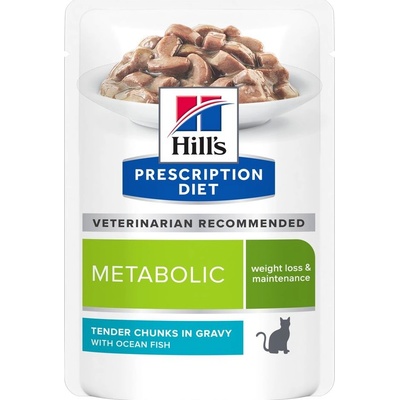 Hills Prescription Diet Metabolic s morskými rybami 36 x 85 g