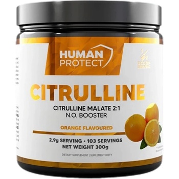 Human Protect Citrulline Malate Powder [300 грама] Портокал