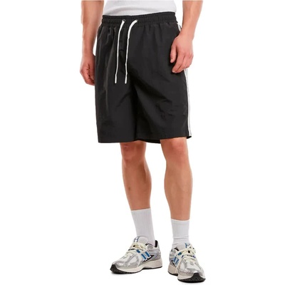 Urban Classics Бански гащета Urban classics Board Patched Stripe swimming shorts - Black (Black)