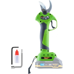 PRO-CRAFT Акумулаторна лозарска ножица Procraft ES28Li - 20V, 10-25 mm (Solo) (ES28Libb)