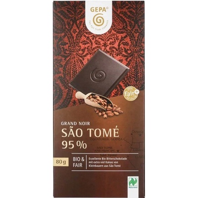 Gepa Hořká 95% Sao Tomé 80 g