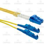 Conneu E2000-UPC-LC-UPC сингъл мод, дуплекс, дължина 3 метра (CNFJ-E2LCOS2DYE3mm-3)
