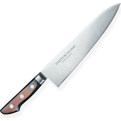Sakai Aoki Hamono JAPAN Kuchársky nôž Gyuto 21 cm Takayuki TUS Hi-Carbon Steel