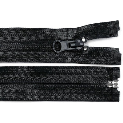 Voděodolný zip No 7 délka 75 cm spirálový Varianta: 332 černá, Balení: 1 ks