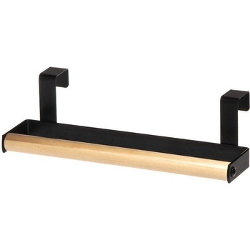 4living collection (Финландия) Поставка за кърпи 4Living Lina за врата (до 4.5 см) - черно и дърво (TB 4Living 634090)